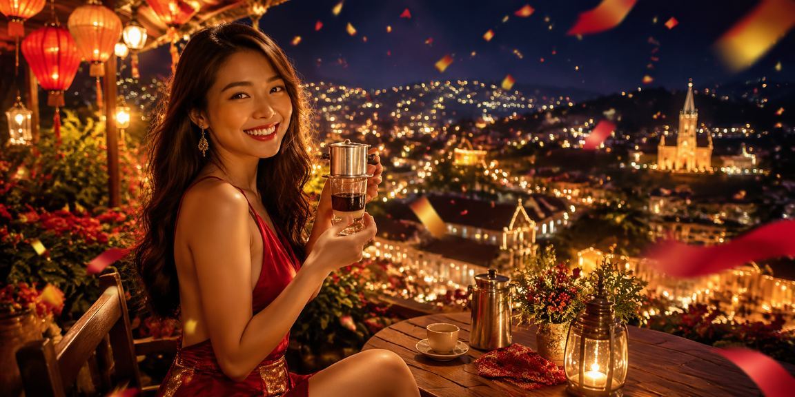 Không khí cá cược thú vị tại Đà Lạt với cà phê và giao diện hi5 trên màn hình máy tính